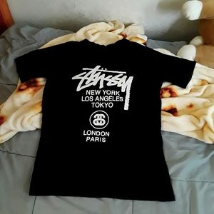 Authentic Black Stussy Tee